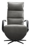 Relaxfauteuil Moio HR-schuim zitting antraciet