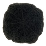 Sierkussen Castino zwart, 45 cm