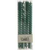 Kaarsen Candele green wax, 4 stuks