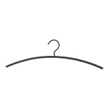 Kledinghanger Ottivia zwart staal, 47x2x14,5 cm