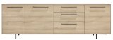 Dressoir Ricco fresh oak melamine, 238x45x78 cm