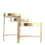 Tafel plateau Mondavio goud, 65x19,5x28 cm