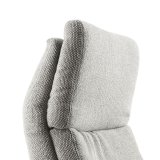 Relaxfauteuil Initio lichtgrijs textiel, 75x88x106 cm