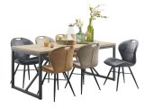 Eetkamerstoel Loana moss microvezel, 53x62x87 cm