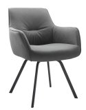 Armstoel Turelli antraciet