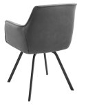 Armstoel Turelli antraciet