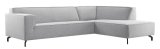 Hoekbank Terzo pocketvering + HR-schuim grey