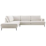 Hoekbank Ansio comfortschuim + HR-schuim zitting champagne