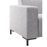 Hoekbank Alpa Pocketvering i.c.m. HR schuim Ash Grey