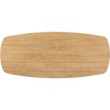 Eettafel Aska deens ovaal 260x110 teak naturel brushed