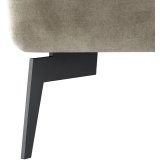 2,5 zitsbank Provesano grijs-bruin polyether zitting 