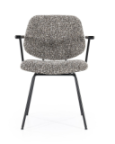 Armstoel Jonte taupe