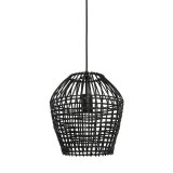 Hanglamp Scarperio rotan zwart