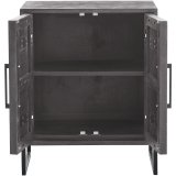 Opbergkast Piastra zwart mangohout 78 x 64 x 40 cm78 cm