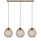 Hanglamp Maroggia 3 lampen copper brown