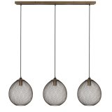 Hanglamp Maroggia 3 lampen copper brown