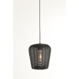 Hanglamp Barzio mat zwart Ø23