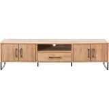 TV-meubel Piastra  mangohout naturel 48 x 188 x 40 cm