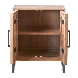 Opbergkast Piastra mangohout naturel 78 x 64 x 40 cm