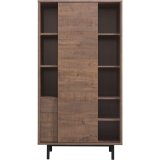 Wandkast Spazzare dark mango