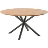 Eettafel Romaro ø 150 teak mix rough