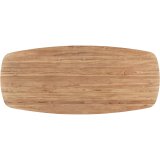 Eettafel Romaro deens ovaal 180 x 90 teak mix rough