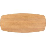 Eettafel Aska deens ovaal 220 x 100 teak natural brushed