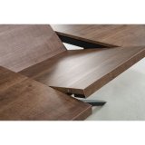 Eettafel Mascaro deens ovaal uitschuifbaar 220(280) x 120 cm