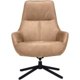 Draaifauteuil Vaneze microleder bull liver
