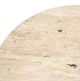 Bijzettafel Aiven travertin natuursteen