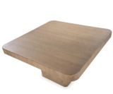 Eettafel Hamza bruin eikenhout