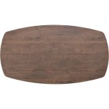 Eettafel Mascaro deens ovaal 250 x 128 dark mango