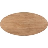 Eettafel Romaro ovaal 200 x 100 teak mix rough