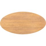 Eettafel Aska ovaal 240x120 teak naturel brushed