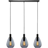 Hanglamp Felinio smoke glas 3 lichts