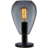 Tafellamp Felinio smoke glas 1 lichts