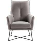 Fauteuil Dono Leder toledo antraciet