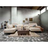 Hoekbank Davanti HR-zitting beige links