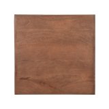 Tafelblad 70x70 Mangohout Espresso