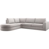 Hoekbank Arnad HR-koudschuim, steel