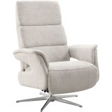 Relaxfauteuil Initio medium in stof macan 60 lightgrey