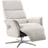Relaxfauteuil Initio medium in stof macan 60 lightgrey