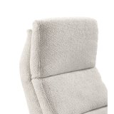 Relaxfauteuil Initio medium in stof macan 60 lightgrey
