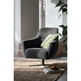 Draaifauteuil Gudo stof mito onyx