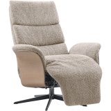 Relaxfauteuil Liri (draaibaar) stof venga 12-taupe