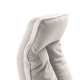 Relaxfauteuil Assele HR-schuim handmatig verstelbaar lichtgrijs