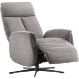 Relaxfauteuil Assele (draaibaar) stof mito 67 antraciet