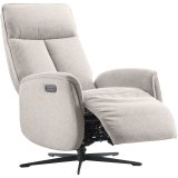 Relaxfauteuil Assele (draaibaar) stof mito 40 ash grey