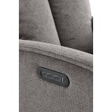 Relaxfauteuil Assele antraciet elektrisch verstelbaar