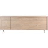 Dressoir Famosa 76x228x45 cm bruin